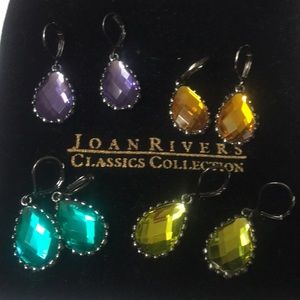 4 Pairs of Joan Rivers Earrings